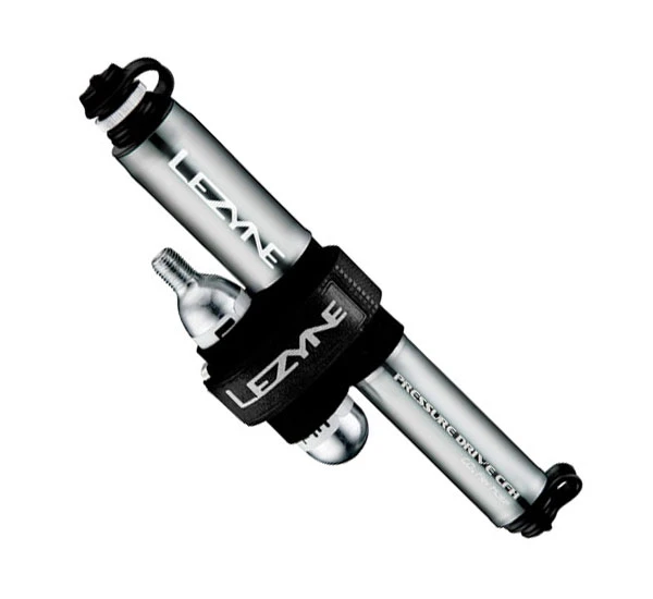 Lezyne CNC Pressure Drive CFH Mini-pompe Gris Clair - Brillant 1 Lezyne CNC Pressure Drive CFH Mini-pompe Gris Clair - Brillant