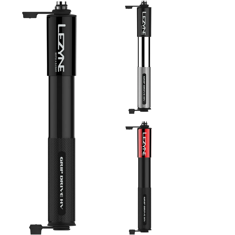 Lezyne Mini Pompe Grip Drive HV Medium 1 Lezyne Mini Pompe Grip Drive HV Medium