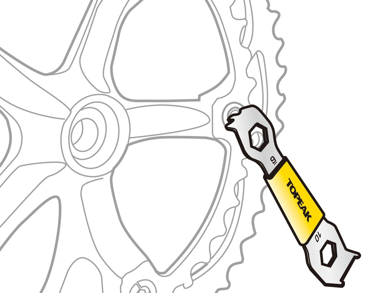 Topeak Chainring Nut Wrench Clé à Vis Pour Plateau De Chaîne 2 Topeak Chainring Nut Wrench Clé à Vis Pour Plateau De Chaîne – Image 2