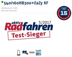 Abus Granit X-Plus 540/160HB300 Verrouillage En U + Support KF EaZy 9 Abus Granit X-Plus 540/160HB300 Verrouillage En U + Support KF EaZy -Vélo Accessoires Magasin 20015953 Testsieger Logo und Sicherheitsstufe Logo