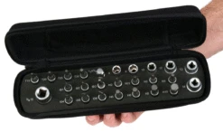 Jeu De Clés à Cliquet Comp 1/4" Avec Embouts -Vélo Accessoires Magasin 20044187 2 1