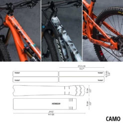 Dyedbro Kit De Protection De Cadre Camo