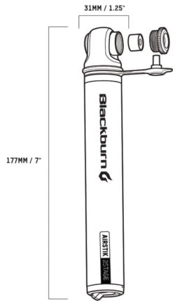 Blackburn Mini-pompe AirStik 2Stage -Vélo Accessoires Magasin 353100 001 4u2Irt7PHKh4ka
