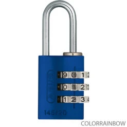 Abus 145/20 B/DFNLI Serrure à Combinaison -Vélo Accessoires Magasin 46625ABUS145 20B DFNLI Zahlenschloss colorrainbow