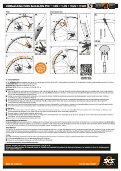 Kit De Garde-boue Raceblade Pro Noir -Vélo Accessoires Magasin AB bedienungsanleitung RACEBLADE PRO