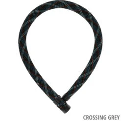 Abus Antivol à Chaîne Ivera Chain 7210/85 -Vélo Accessoires Magasin Abus 87780 7210 85 CROSSING GREY 3
