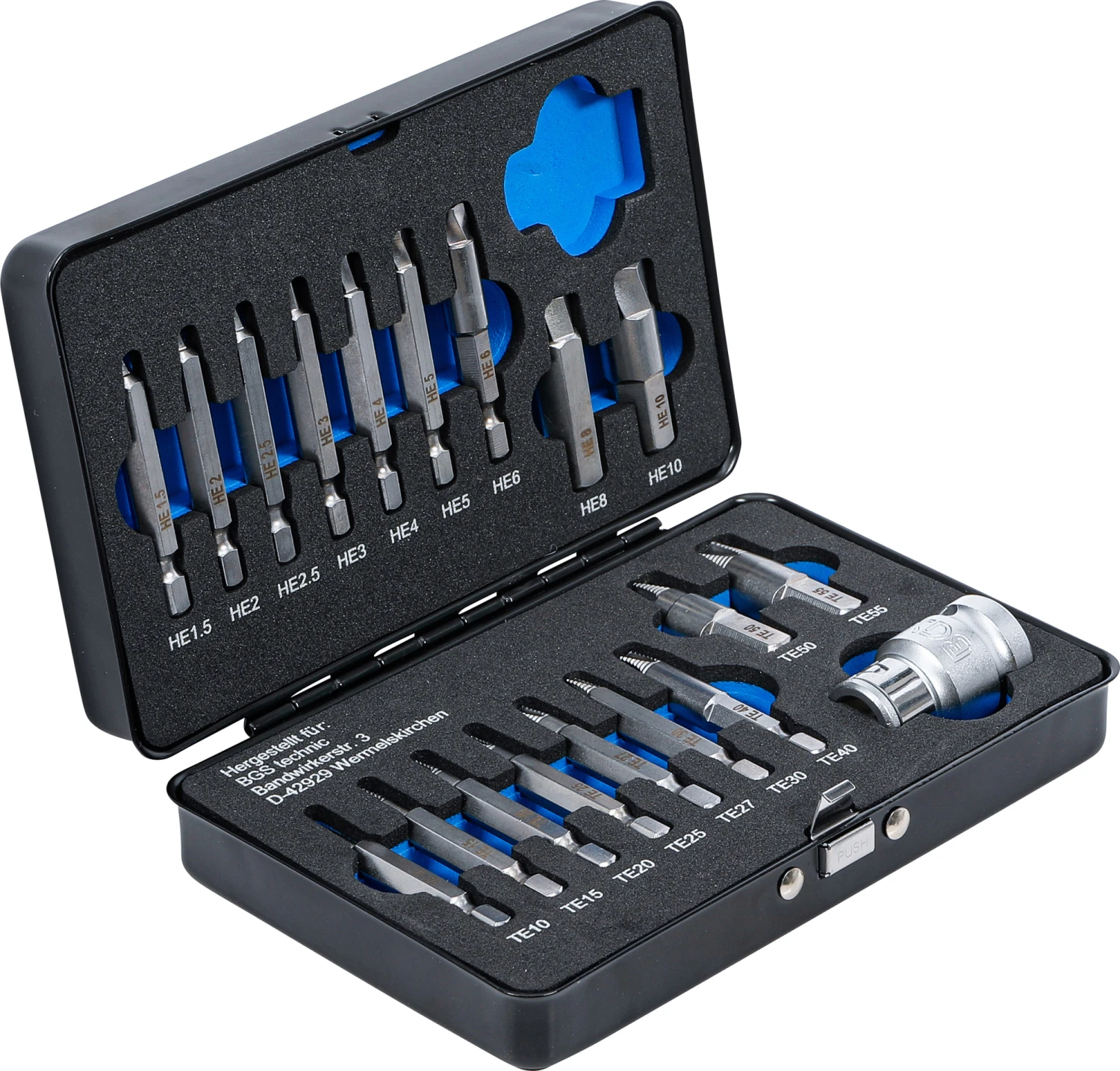 Jeu D'extracteurs De Vis Pour Vis à Six Pans Creux/Torx 19 Pièces 2 Jeu D'extracteurs De Vis Pour Vis à Six Pans Creux/Torx 19 Pièces – Image 2