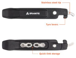 Démonte-pneus Talon Avec Pince à Chaîne 7 Démonte-pneus Talon Avec Pince à Chaîne -Vélo Accessoires Magasin Granite Talon Reifenheber mit Kettenschloss Zange