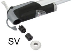 Katana Mini-pompe En Aluminium Avec Manomètre -Vélo Accessoires Magasin Katana Alu Minipumpe mit Manometer 20031104 f