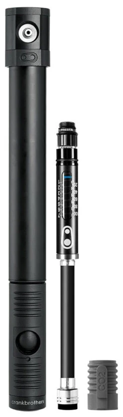 Crankbrothers Klic HV Pompe à CO2/à Main Avec Manomètre