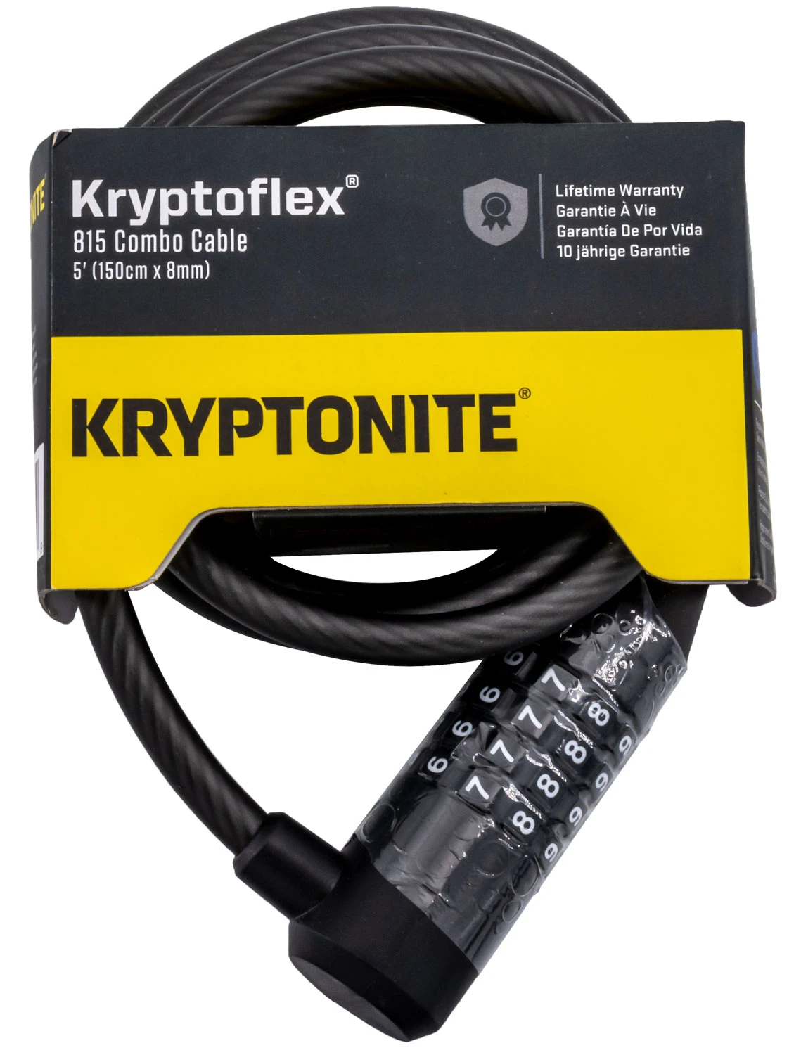 Kryptonite Antivol à Câble KryptoFlex 815 Combo Cable 1 Kryptonite Antivol à Câble KryptoFlex 815 Combo Cable