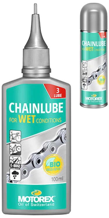Motorex Chainlube WET Conditions Huile Pour Chaîne 1 Motorex Chainlube WET Conditions Huile Pour Chaîne