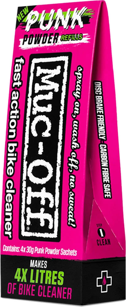 Muc-Off Punk Powder (pack De 4) Nettoyant Pour Vélos 1 Muc-Off Punk Powder (pack De 4) Nettoyant Pour Vélos