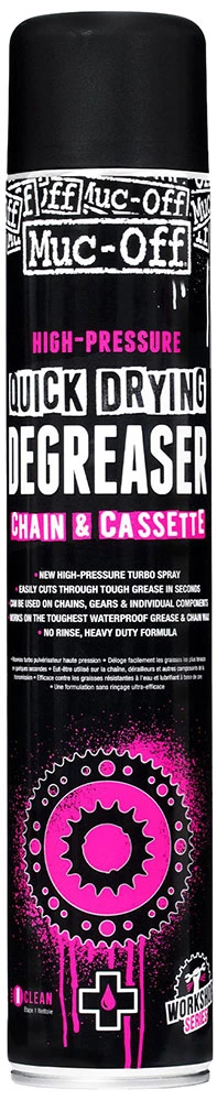 Muc-Off Quick Drying Degreaser Aérosol Dégraissant 750ml