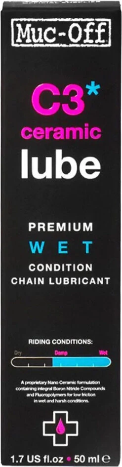 Muc-Off C3 Ceramic Wet Lube Lubrifiant Pour Chaînes 9 Muc-Off C3 Ceramic Wet Lube Lubrifiant Pour Chaînes -Vélo Accessoires Magasin Muc Off C3 Ceramic Lube Ketten Schmiermittel 50ml MU LUB 0869 dKt5veVdreyzHF