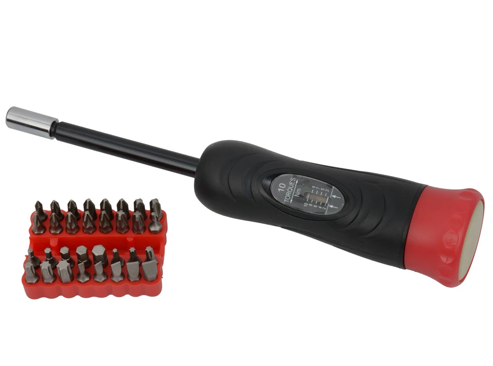 Clé Dynamométrique Comp 1/4" 2-10 Nm Two-way + Bit-Selection 41 1 Clé Dynamométrique Comp 1/4" 2-10 Nm Two-way + Bit-Selection 41