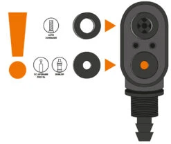 Kit De Caoutchouc De Valve MV Easy -Vélo Accessoires Magasin SKS GERMANY MV Easy Ventilgummiset 11683 d