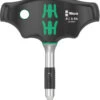 Wera 411 A RA Tournevis Adaptateur à Manche En T Avec Fonction Cliquet, 1/4"