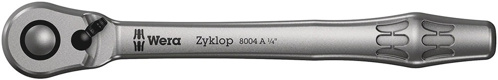 Wera 8004 A Cliquet Zyklop Metal Avec Levier D'inversion, à Carré 1/4" 1 Wera 8004 A Cliquet Zyklop Metal Avec Levier D'inversion, à Carré 1/4"