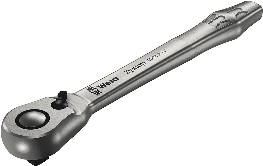 Wera 8004 A Cliquet Zyklop Metal Avec Levier D'inversion, à Carré 1/4" 2 Wera 8004 A Cliquet Zyklop Metal Avec Levier D'inversion, à Carré 1/4" – Image 2