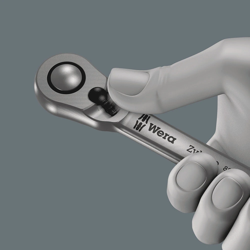 Wera 8004 A Cliquet Zyklop Metal Avec Levier D'inversion, à Carré 1/4" 4 Wera 8004 A Cliquet Zyklop Metal Avec Levier D'inversion, à Carré 1/4" – Image 4