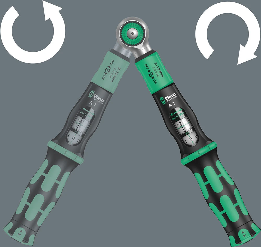 Wera Safe-Torque A1 Set 1 - Clé Dynamométrique 1/4" (2-12Nm) 5 Wera Safe-Torque A1 Set 1 - Clé Dynamométrique 1/4" (2-12Nm) – Image 5