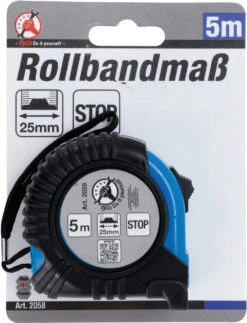 Kraftmann - Mètre à Ruban 5m -Vélo Accessoires Magasin bgs technic 2058 09 Kraftmann Rollbandmass 5m