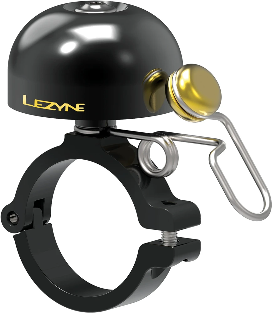 Lezyne Sonnette De Vélo Classic Stainless Brass 1 Lezyne Sonnette De Vélo Classic Stainless Brass