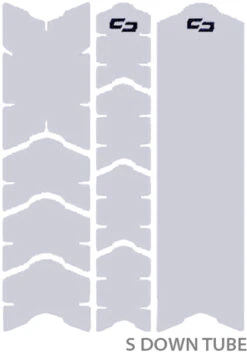 Unscratch Frame Film De Protection Pour Cadre - Clear Matt -Vélo Accessoires Magasin unleazhed 20117757 Unscratch Frame Rahmenschutzfolie Clear Matt s top tube 3