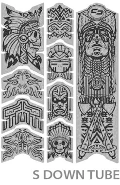 Unscratch Frame Film De Protection Pour Cadre - Tatanka Black Matt -Vélo Accessoires Magasin unleazhed 20117762 Unscratch Frame Rahmenschutzfolie Tatanka Black Matt 3