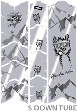 Unscratch Frame Film De Protection Pour Cadre - Alpocalypse-Alpenrose Samerberg Black Glossy -Vélo Accessoires Magasin unleazhed 20118050 Unscratch Frame Rahmenschutzfolie Alpocalypse Alpenrose Samerberg Black Glossy 3